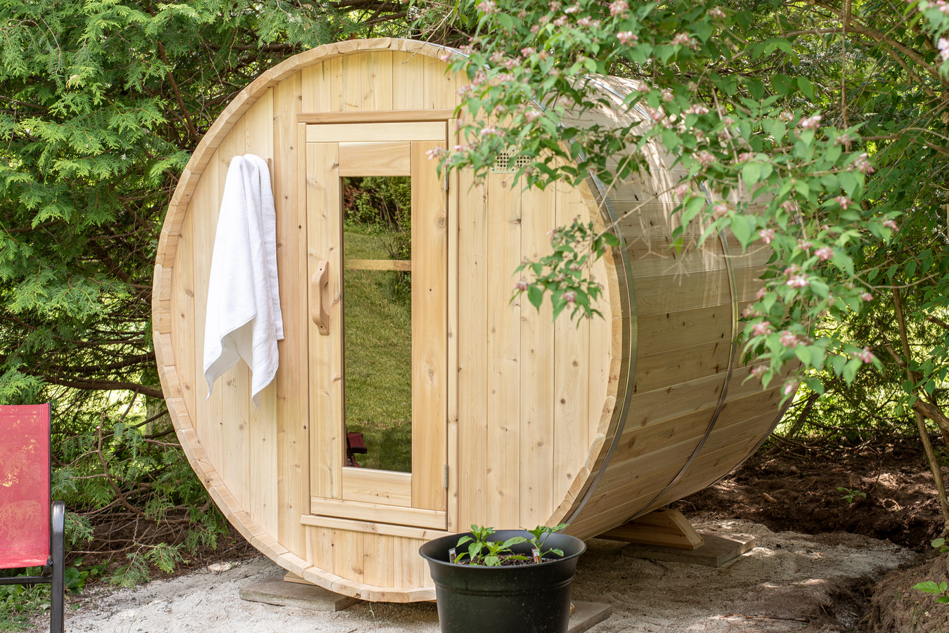 Indoor and Outdoor Saunas