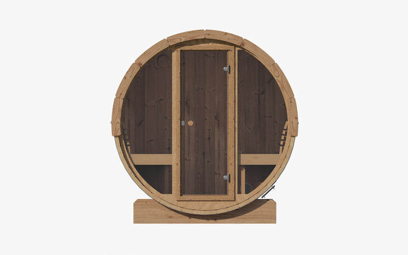 SaunaLife Model E7G 4 Person Sauna Barrel