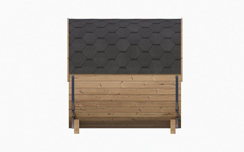 SaunaLife Model E7G 4 Person Sauna Barrel