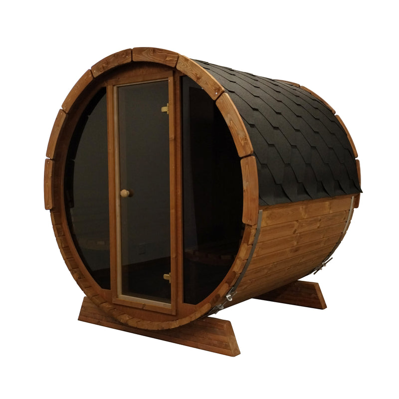 SaunaLife Model E7W 4 Person Sauna Barrel