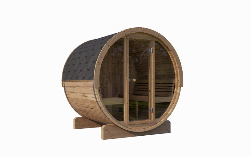 SaunaLife Model E8G 6 Person Sauna Barrel