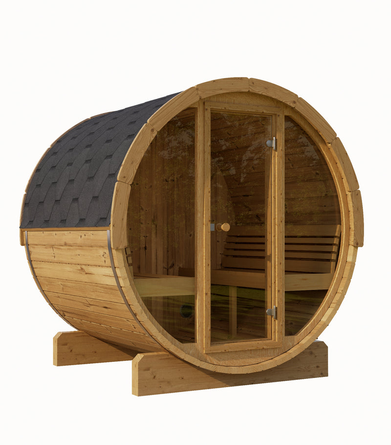 SaunaLife Model E8G 6 Person Sauna Barrel