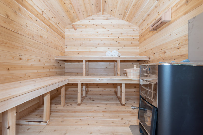 Dundalk Leisurecraft Canadian Timber Georgian Outdoor Cabin Sauna