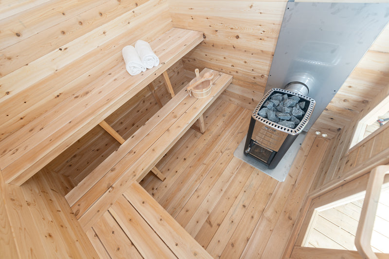 Dundalk Leisurecraft Canadian Timber Georgian Outdoor Cabin Sauna