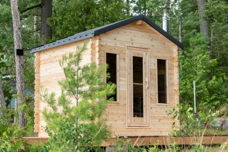 Dundalk Leisurecraft Canadian Timber Georgian Outdoor Cabin Sauna
