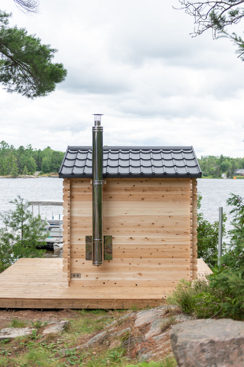 Dundalk Leisurecraft Canadian Timber Georgian Outdoor Cabin Sauna