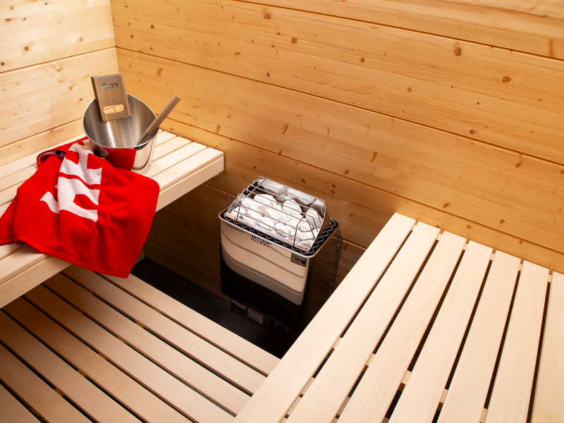 Harvia KIP Series  Stainless Steel Sauna Heater at 240V 1PH with Built-In Time and Temperature Control