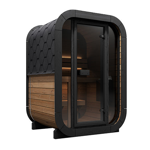 SaunaLife Model CL3G 2 Person Cube-Series Outdoor Home Sauna