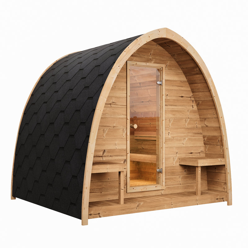 SaunaLife Model G3 6 Person Outdoor Sauna