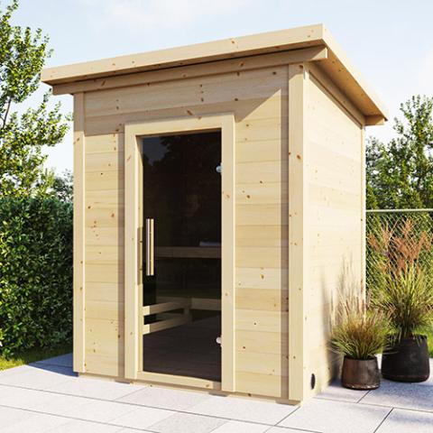 SaunaLife Model G2 4 Person Outdoor  Sauna