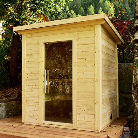 SaunaLife Model G2 4 Person Outdoor  Sauna