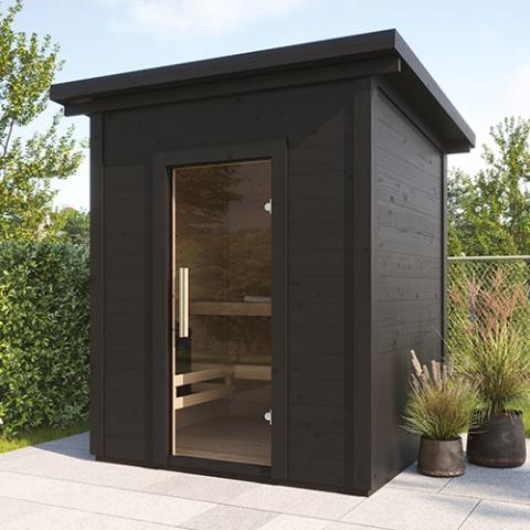 SaunaLife Model G2 4 Person Outdoor  Sauna
