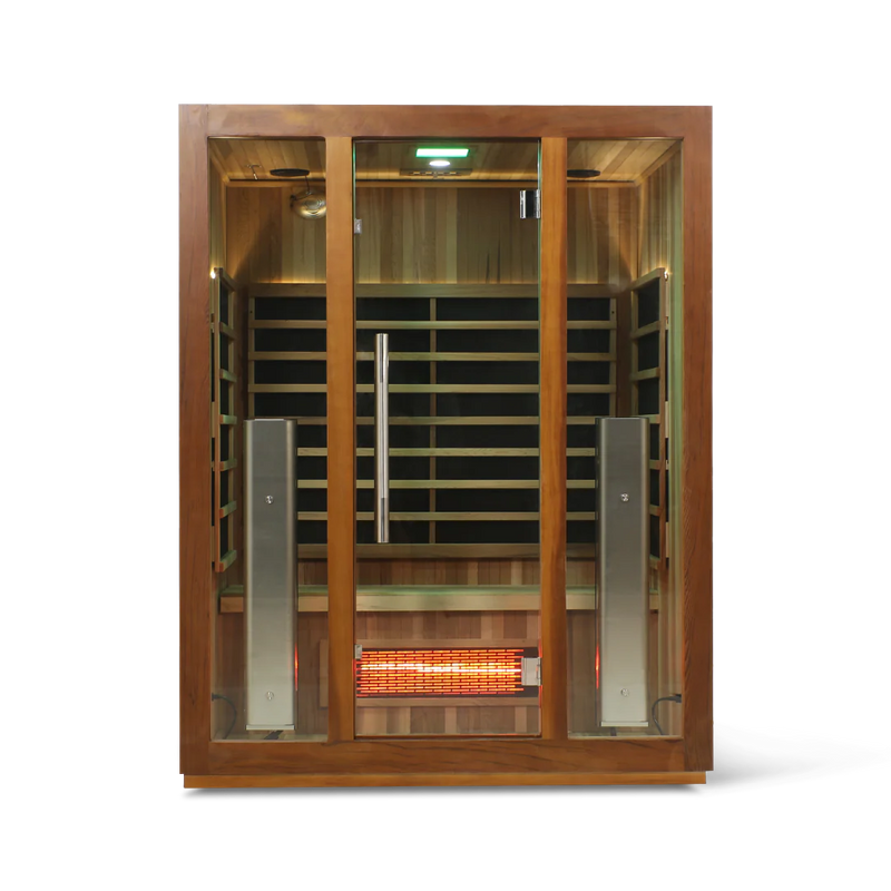 HealthSmart 3 Person Hemlock "Smart" Infrared Sauna