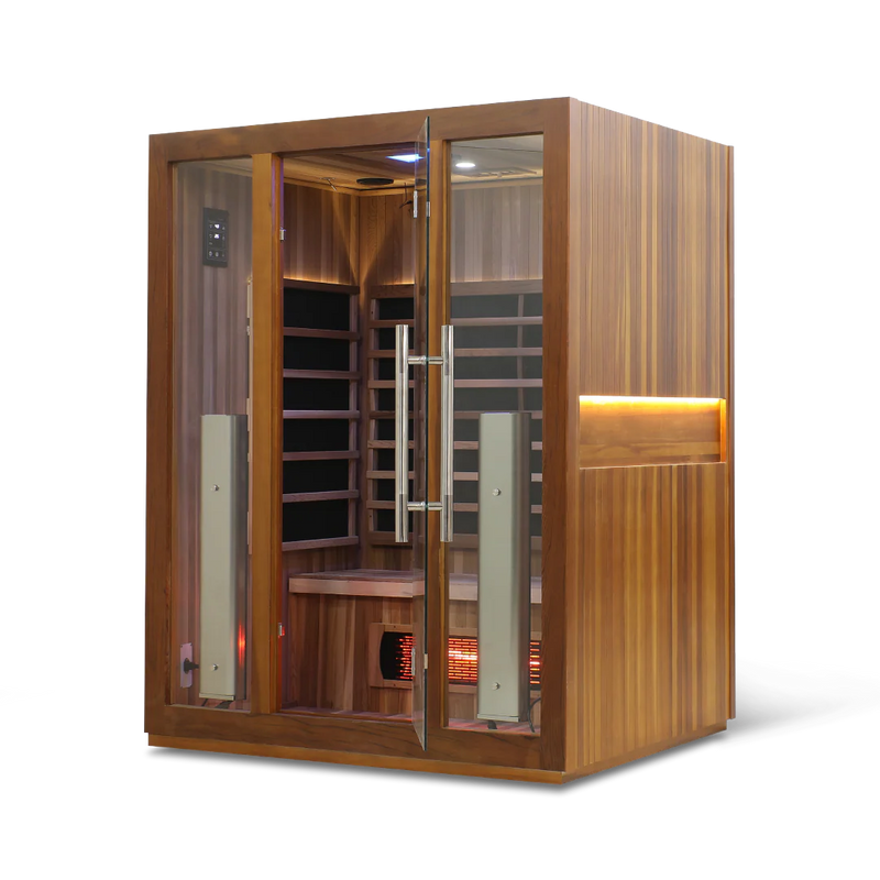 HealthSmart 3 Person Hemlock "Smart" Infrared Sauna