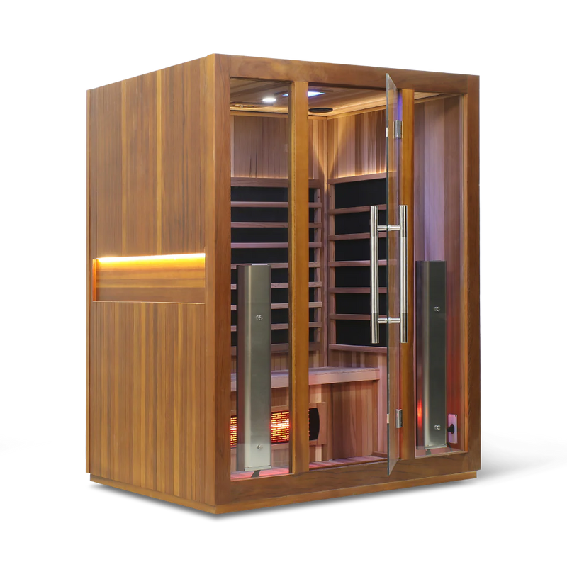 HealthSmart 3 Person Hemlock "Smart" Infrared Sauna