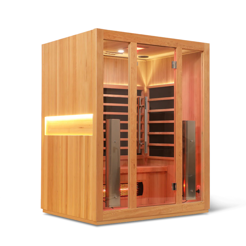HealthSmart 3 Person Cedar "Smart" Infrared Sauna
