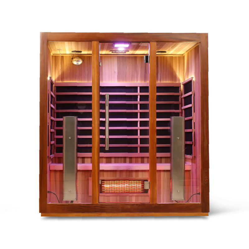 HealthSmart 4 Person Cedar "Smart" Infrared Sauna