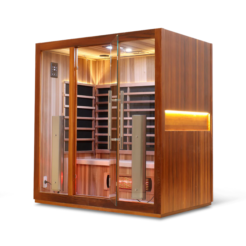 HealthSmart 4 Person Cedar "Smart" Infrared Sauna