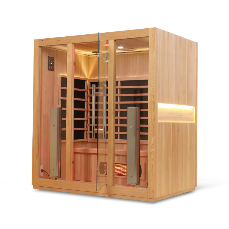 HealthSmart 4 Person Hemlock "Smart" Infrared Sauna