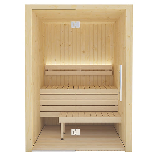 SaunaLife Model X2 XPERIENCE 1-2 person Series Indoor Sauna w/LED Light System