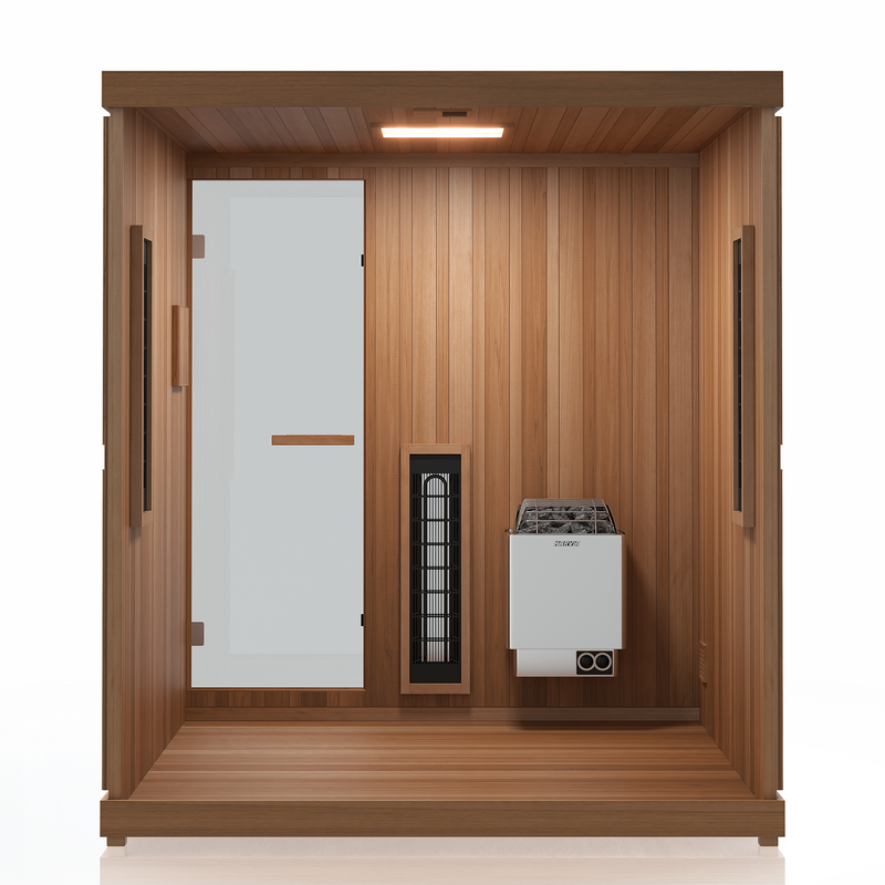 Finnmark FD-5 Trinity XL 4-Person Infrared & Steam Sauna Combo